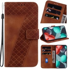 SZY Mall Onur X6B Cüzdan Flip Folio Kapak Için Telefon Kılıfı Kabartmalı Desen Pu Kart (Yurt Dışından)