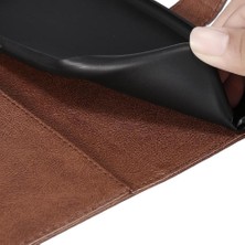 SZY Mall Samsung Galaxy M35 Klasik Düz Renk Yüksek Kaliteli Deri Için Flip Case (Yurt Dışından)