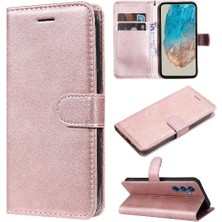 SZY Mall Samsung Galaxy M35 Klasik Düz Renk Yüksek Kaliteli Deri Için Flip Case (Yurt Dışından)