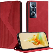 SZY Mall Realme C65 4g Için Kılıf Folio Kapak Pu Deri Cüzdan Kickstand Manyetik (Yurt Dışından)