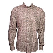 Campione 3709110 Erkek Küçük Desenli Gömlek Aqua Stone