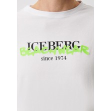 Iceberg ICE3MTS01 Neon T-Shirt White