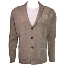 Campione 3849301 Erkek Triko Ceket Camel