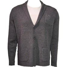 Campione 3849401 Erkek Triko Ceket Grey