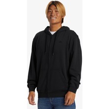 Quiksilver Salt Water Zip Hoodie Erkek Sweatshirt AQYFT03330-KVJ0 Black