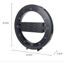 Kenly 3D LED Dijital Elektronik Modern Duvar ve Masa Saati Tarih Derece