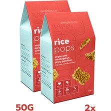 Slimplus Glutensiz Vegan Rice Pops Atıştırmalık Karabuğdaylı Pirinç Patlakları 2 x 50 gr