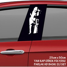 Fresh Arabesk Eskilerden Nostalji Renkli Baskılı Folyo Kaplama - 2li Kapı Direkleri Için Sticker Modifiye