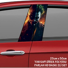 Fresh Iyi Kötü Çirkin Adam Kahraman Renkli Baskılı Folyo Kaplama - 2li Kapı Direkleri Için Sticker Modifiye