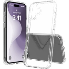 Buff iPhone 16 Plus Air Hybrid Şeffaf Kılıf Crystal Clear