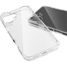 Buff iPhone 16 Plus Air Hybrid Şeffaf Kılıf Crystal Clear