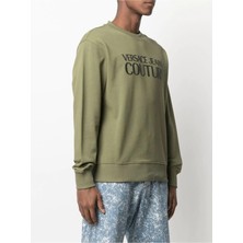 Versace Jeans Couture Jeans Couture Printed Haki Sweatshirt