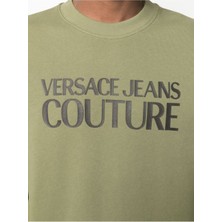 Versace Jeans Couture Jeans Couture Printed Haki Sweatshirt