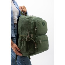 Baginn Kadın Sırt Çantası Hafif Kumaş Çok Cepli Kabin Boy Seyahat Çantası 43*30 cm