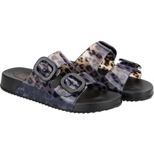 Igor Habana Brillo Kadın Terlik Leopar Siyah Negro S10336-002 V3
