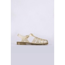 Igor Biarritz Glitter Kadın Sandalet Ayakkabı Purpurina Oro S10262-140 V2