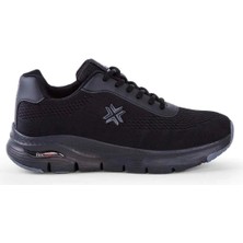 BUCKHEAD 4321 Timar Siyah Unisex Comfort Sneaker Spor Ayakkabı