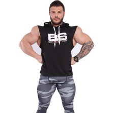 Big Sam Kapşonlu Kolsuz Spor T-Shirt Big Sam 2749