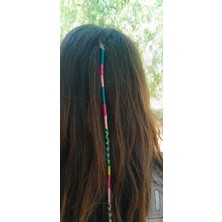 Tutu Tasarım Saç Ipi Hair Wrap Toka Saç Aksesuarı