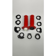 Golden Star Kilitli Elcik 22MM Yumuşak Silikon Kırmızı