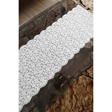 Elegancev Pvc Dantel Raf -Dolap -Çekmece -Masa - Sehpa -Örtüsü - 33 cm x 3 Metre