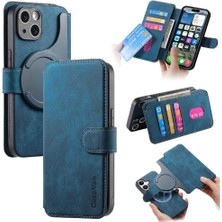 Colorful Shop Iphone 16 Için Flip Case Retro Kart Standı Mıknatıs Koruyucu Malzeme Cüzdan (Yurt Dışından)