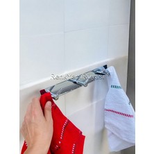 Renk Yapı Rüyası Renk Yapı Krom Paslanmaz Demir Askılığı Havluluk Vidasız Monte