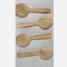 Ahşap Şimşir Oyun Kaşığı 4 Adet Boxwood Spoons For Folk Dancing