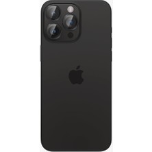 Spigen iPhone 16 Pro Max / 16 Pro / 15 Pro Max / 15 Pro / 14 Pro Max / 14 Pro Kamera Lens Camı Koruyucu Glas.tR EZ Fit Optik Pro (2 Adet) Black - AGL05205