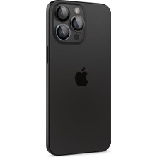 Spigen iPhone 16 Pro Max / 16 Pro / 15 Pro Max / 15 Pro / 14 Pro Max / 14 Pro Kamera Lens Camı Koruyucu Glas.tR EZ Fit Optik Pro (2 Adet) Zero One Edition - AGL06159