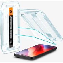 Spigen iPhone 16 Pro Max Cam Ekran Koruyucu Kolay Kurulum Glas.tR EZ Fit Slim HD (2 Adet) - AGL07907