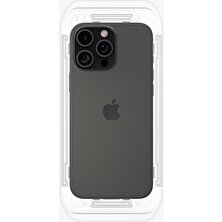 Spigen iPhone 16 Pro Max Cam Ekran Koruyucu Kolay Kurulum Glas.tR EZ Fit Slim HD (2 Adet) - AGL07907