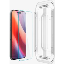 Spigen iPhone 16 Pro Max Cam Ekran Koruyucu Kolay Kurulum Glas.tR EZ Fit Slim HD (2 Adet) - AGL07907