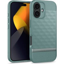 Spigen Caseology iPhone 16 Plus Kılıf Parallax Mag MagSafe özellikli Sage Green - ACS08104