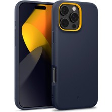 Spigen Caseology iPhone 16 Pro Kılıf Nano Pop Mag MagSafe özellikli Blueberry Navy - ACS08172