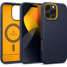 Spigen Caseology iPhone 16 Pro Kılıf Nano Pop Mag MagSafe özellikli Blueberry Navy - ACS08172