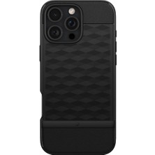 Spigen Caseology iPhone 16 Pro Kılıf Parallax Mag MagSafe özellikli Matte Black - ACS08169