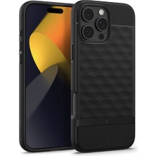 Spigen Caseology iPhone 16 Pro Kılıf Parallax Mag MagSafe özellikli Matte Black - ACS08169