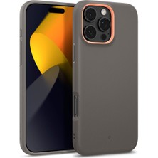 Spigen Caseology iPhone 16 Pro Max Kılıf Nano Pop Mag MagSafe özellikli Papaya Gray - ACS08043