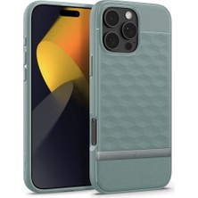 Spigen Caseology iPhone 16 Pro Max Kılıf Parallax Mag MagSafe özellikli Sage Green - ACS08040