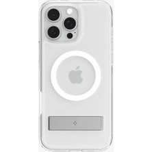 Spigen iPhone 16 Pro Kılıf Slim Armor Essential S MagFit MagSafe özellikli Crystal Clear - ACS08165