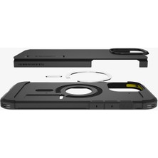 Spigen iPhone 16 Pro Max Kılıf Tough Armor AI MagFit MagSafe özellikli Black - ACS08013