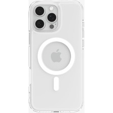 Spigen iPhone 16 Pro Max Kılıf Crystal Hybrid MagFit MagSafe özellikli White - ACS08032