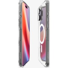 Spigen iPhone 16 Pro Max Kılıf Crystal Hybrid MagFit MagSafe özellikli White - ACS08032