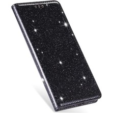 Mays Home1 Samsung Galaxy A05 Flip Case Cüzdan Manyetik Kapatma Için Glitter Flip Case (Yurt Dışından)