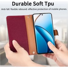 Mays Home1 Realme 13 Cüzdan Darbeye Deri Kılıf Fermuar Aşk Için Flip Case (Yurt Dışından)