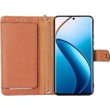 Mays Home1 Realme 13 Pro Cüzdan Için Flip Case Darbeye Aşk Deri Kılıf Fermuar (Yurt Dışından)