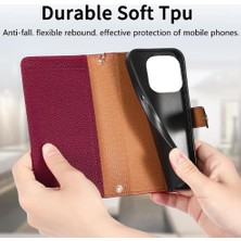 Mays Home1 Xiaomi 14T Pro Fermuar Deri Kılıf Için Flip Case Aşk Cüzdan Darbeye (Yurt Dışından)