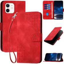 Mays Home1 IPhone 12/12 Pro Kabartmalı Kelebek ve Kredi Kartı Yuvası Için Flip Case (Yurt Dışından)