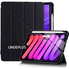 MobaxAksesuar Apple iPad Air 5 10.9" 2022 M1 Kılıf Kalem Bölmeli Trifolding Case A2589 A2591